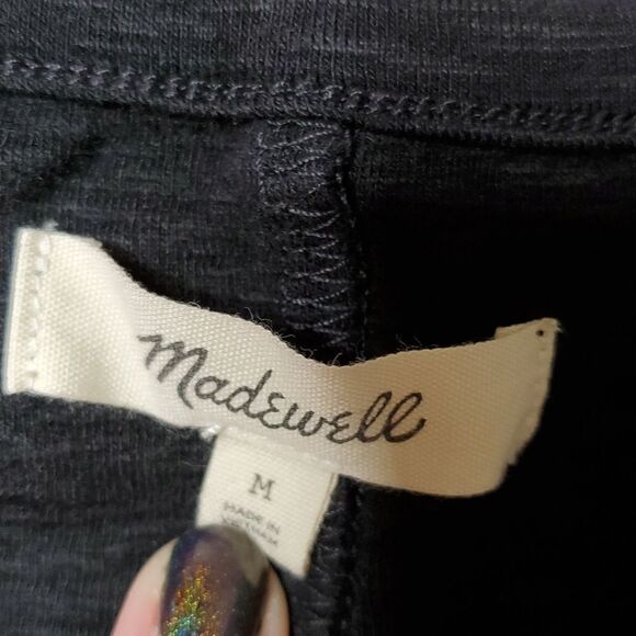 Madewell Black Basic Long Sleeve Blouse - Picture 2 of 6